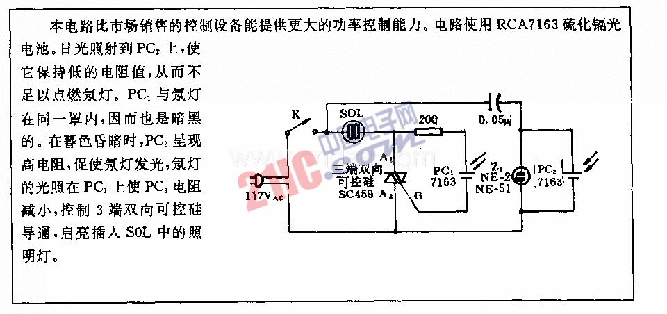 1000 W日落<strong><strong>控制電路圖</strong></strong>