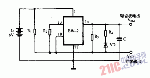 巧用BW-2作<strong>信號發(fā)生器</strong><strong>電路圖</strong>