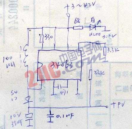 用廢手機(jī)鋰電和34063制作的數(shù)字表電源