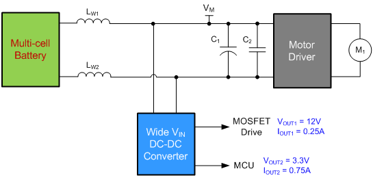 為什么寬 VIN DCDC 轉(zhuǎn)換器非常適合高單元數(shù)電池供電的無人機(jī)