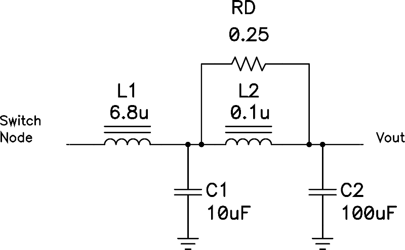 電源提示 ：使用二段濾波器實現低噪聲電源