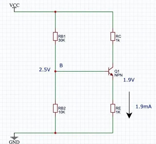 大佬手把手帶你計算NPN型三極管電流電壓