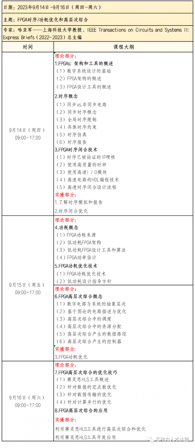 芯動(dòng)力人才計(jì)劃? 第119期國際名家講堂活動(dòng)方案