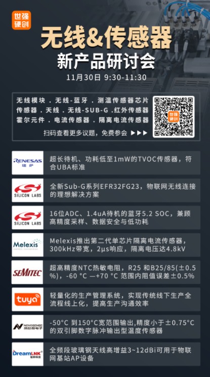 Renesas、Silicon Labs新品傳感器、SoC芯片亮相世強(qiáng)硬創(chuàng)新產(chǎn)品研討會(huì)