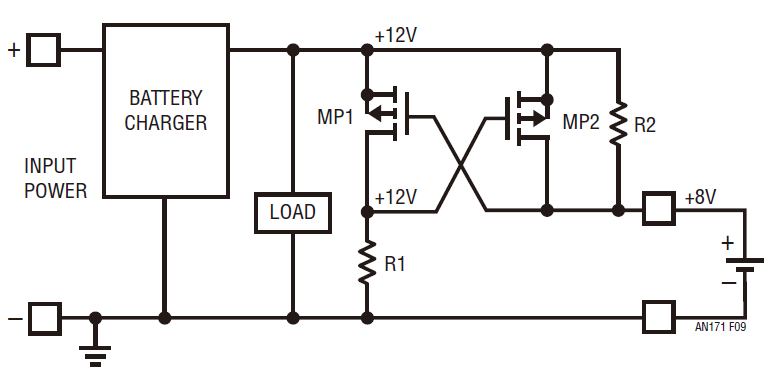 電池充電器的反向電壓保護(hù)