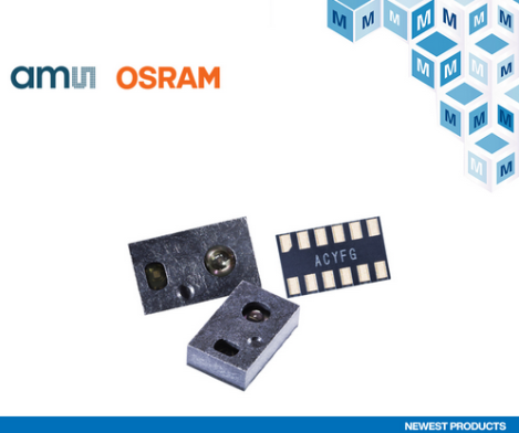 貿(mào)澤開售ams OSRAM TMF8820、TMF8821 和TMF8828 多區(qū)飛行時間傳感器