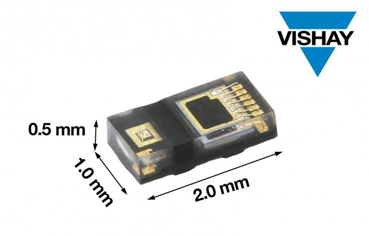 Vishay推出新款全集成超小型接近傳感器，待機電流低至5 μA