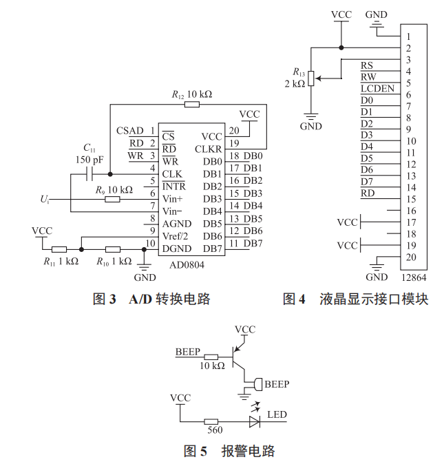 一種基于 STC89C52 和 AD590 的溫度測控系統(tǒng)設(shè)計