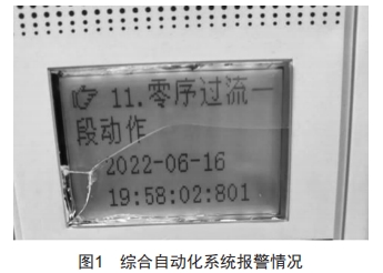 一起風電場35 kV集電線路跳閘事件分析