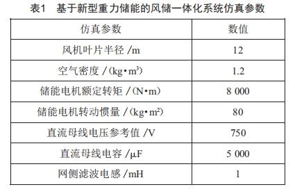 基于新型重力儲(chǔ)能的風(fēng)儲(chǔ)一體化系統(tǒng)設(shè)計(jì)