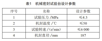 高溫高速機(jī)械密封測試平臺的設(shè)計(jì)與驗(yàn)證