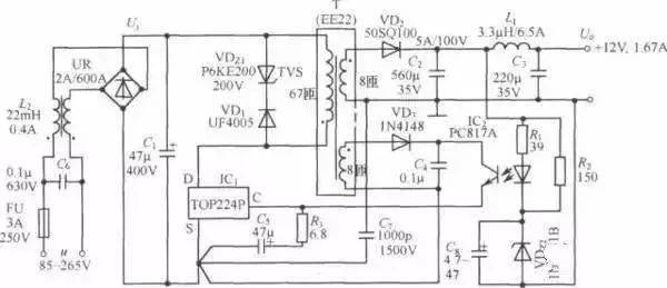 3～25V電壓可調(diào)穩(wěn)壓電路圖的設(shè)計