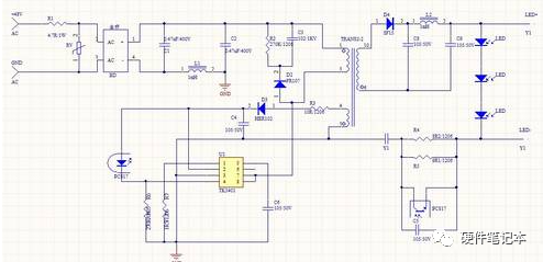 完整的LED驅(qū)動電路原理圖設計