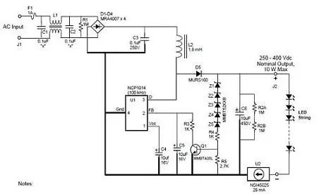 常用關(guān)恒流隔離電源原理圖分享