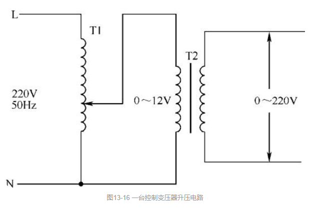 控制變壓器升壓電路的工作原理