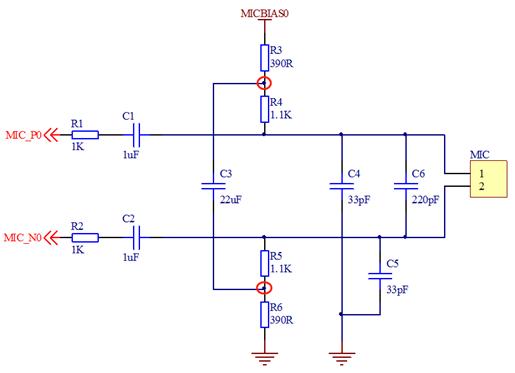 駐極體電容式麥克風的偏置電阻計算案例