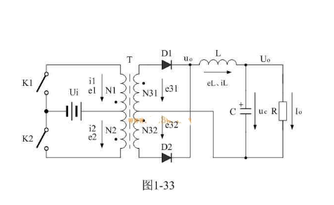 推挽式開(kāi)關(guān)電源工作原理及電路圖