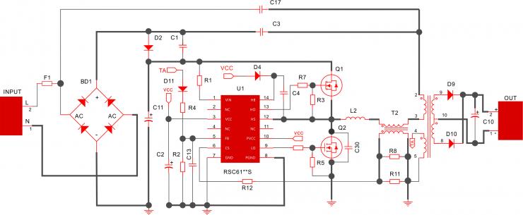 RS瑞森半導(dǎo)體助力實(shí)現(xiàn)優(yōu)秀LLC諧振方案--PCB LAYOUT