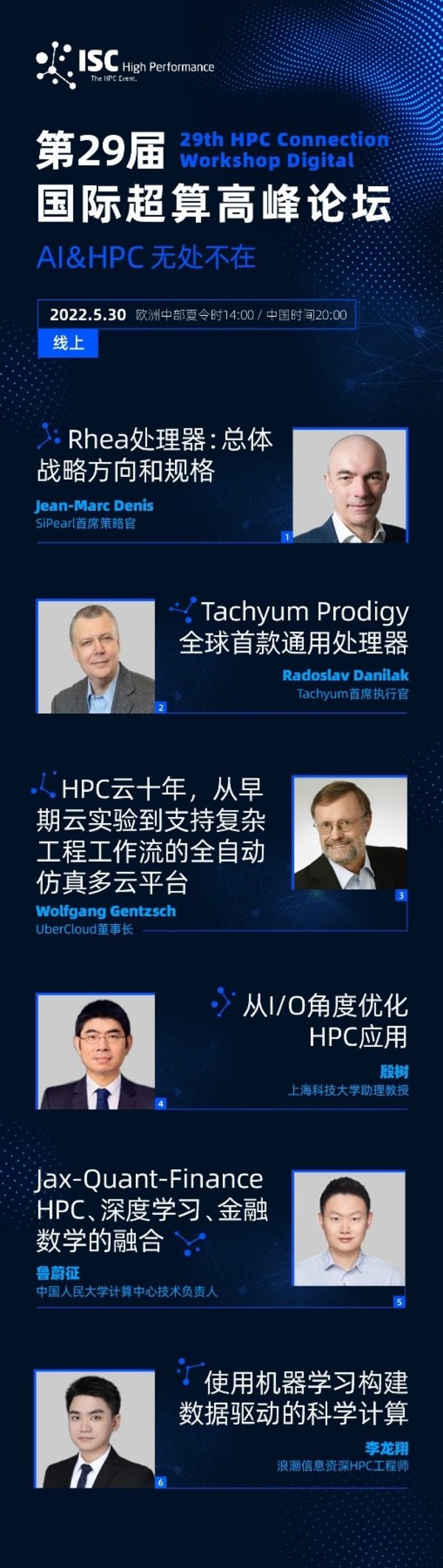 國際超算高峰論壇將在ISC22舉行，探討AI和HPC計算融合