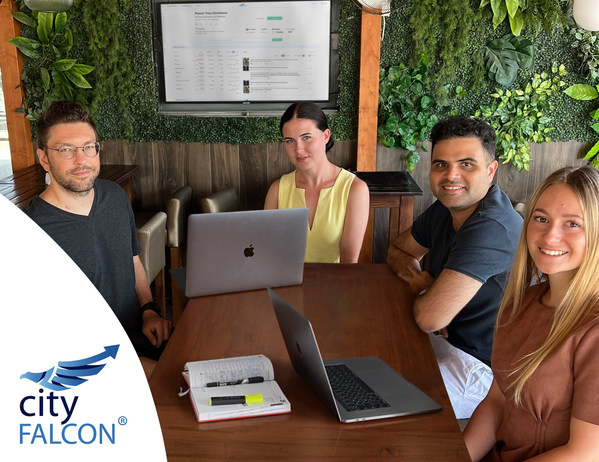 CityFALCON's Malta office team hard at work