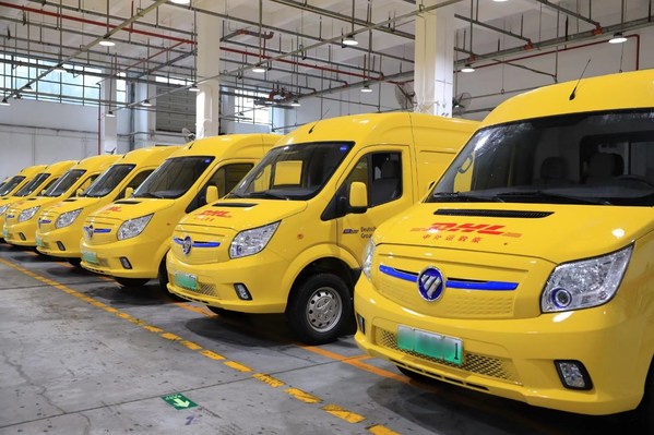 DHL快遞中國區(qū)某服務中心新購電動貨車