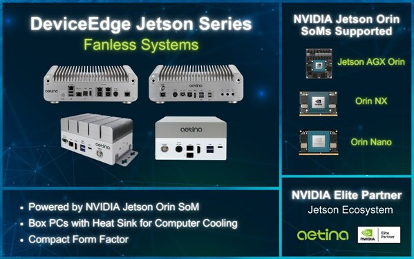 安提國際推出基于NVIDIA Jetson Orin的新型無風(fēng)扇邊緣AI系統(tǒng)