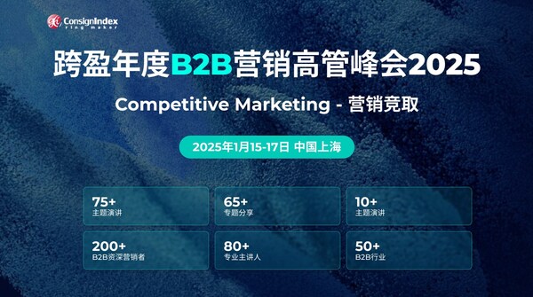 第二十二屆跨盈年度B2B營(yíng)銷高管峰會(huì)2025聚焦