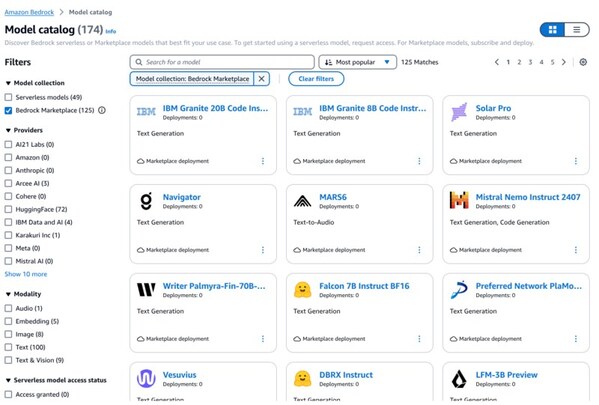 Amazon Bedrock推出多個新模型和全新強大的推理和數(shù)據(jù)處理功能